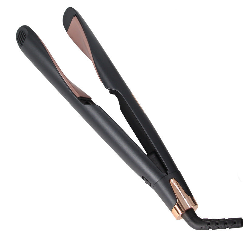 2 In 1 Flat Iron Curler Twist Professional Dual Voltage Titanium Tourmaline Ionic Ceramic Hair Straightener
