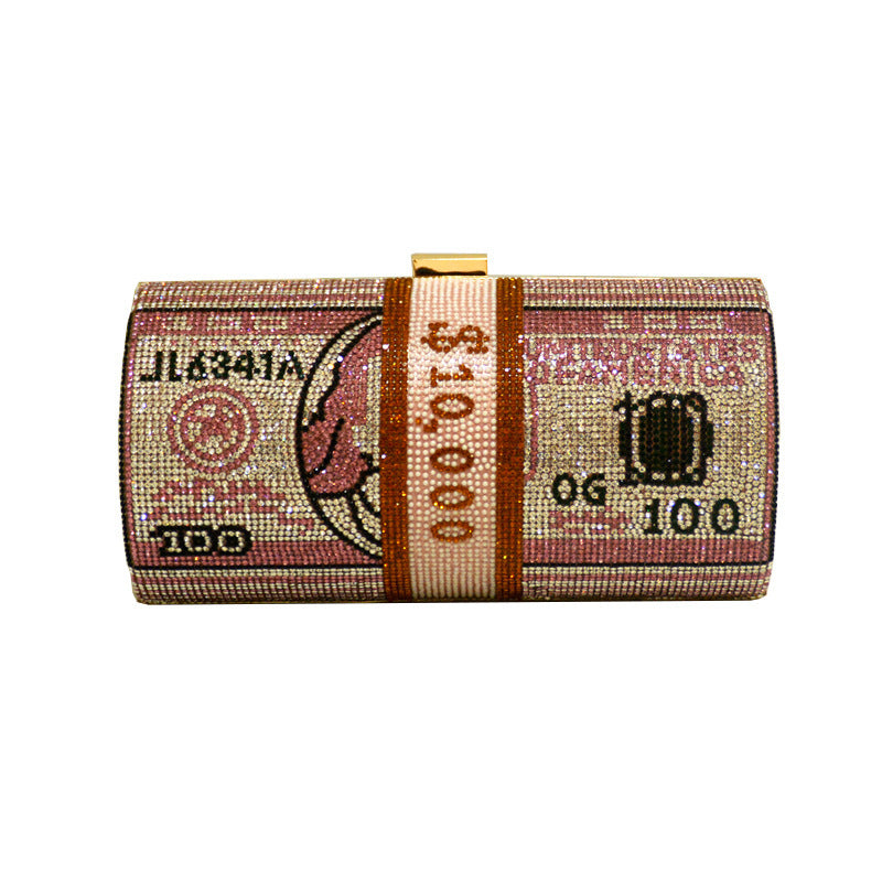 Dollar Rhinestone Bag