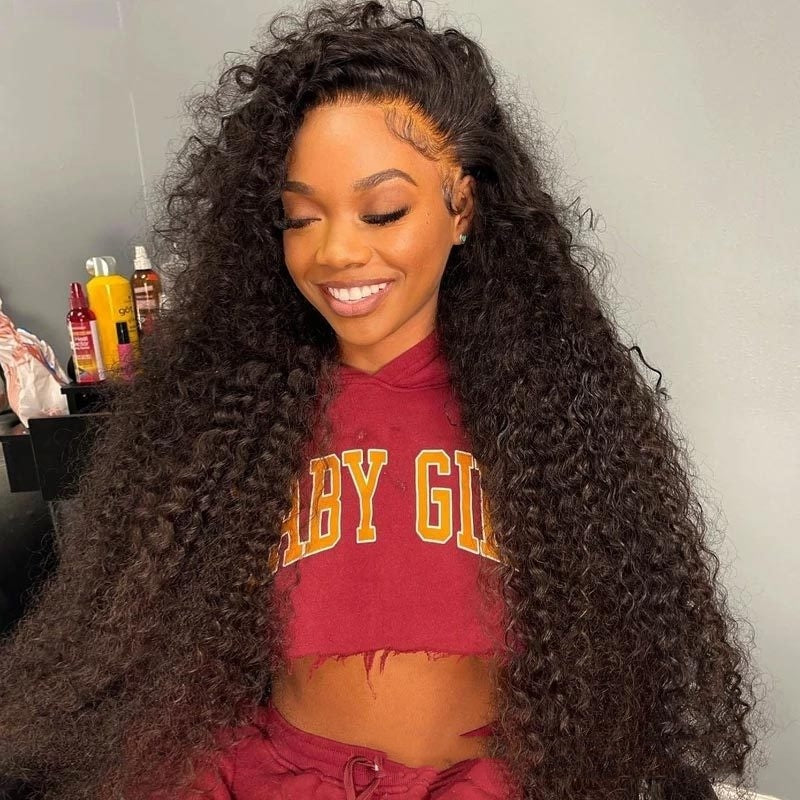 Jerry Curly Lace Front Human Hair Wig