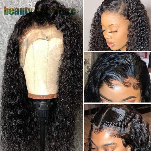 Brazilian Kinky Curly Lace Front Human Hair Wig
